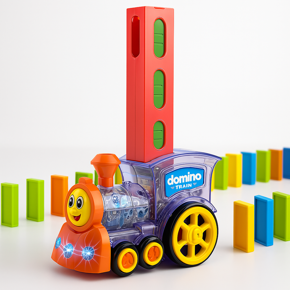 BlockChase™ – Race, Set, Domino | Instant Chain Reactions | Perfect for Little Hands