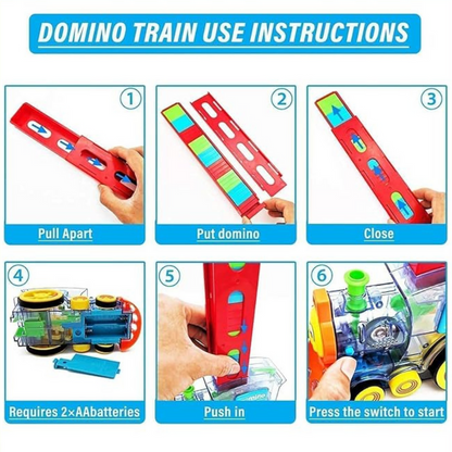 BlockChase™ – Race, Set, Domino | Instant Chain Reactions | Perfect for Little Hands