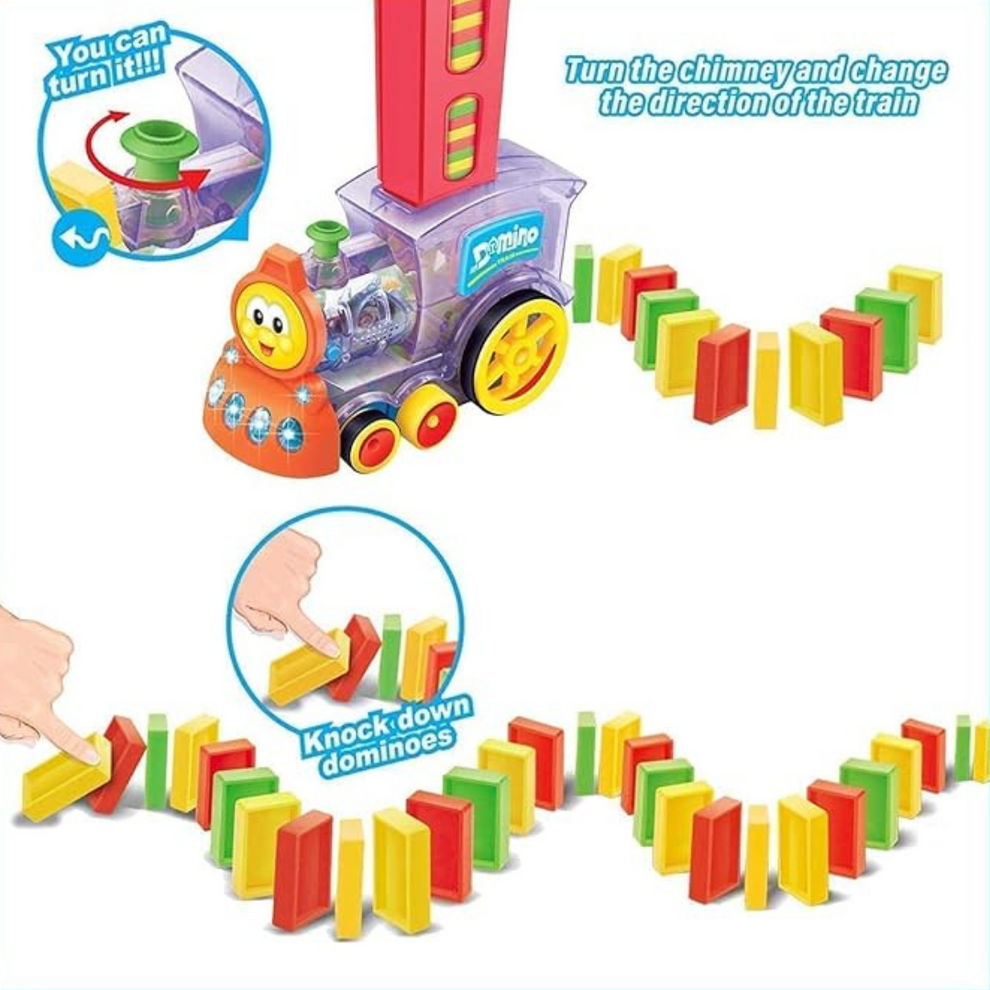 BlockChase™ – Race, Set, Domino | Instant Chain Reactions | Perfect for Little Hands