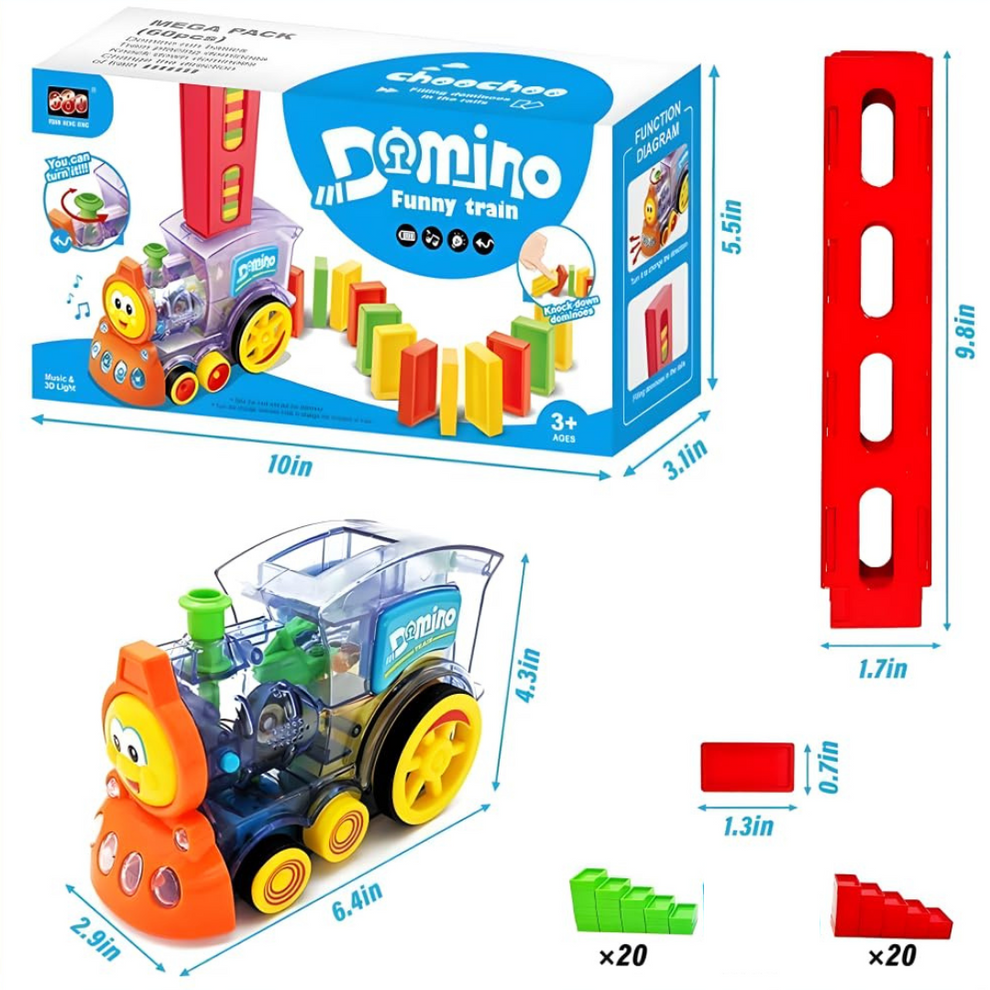 BlockChase™ – Race, Set, Domino | Instant Chain Reactions | Perfect for Little Hands