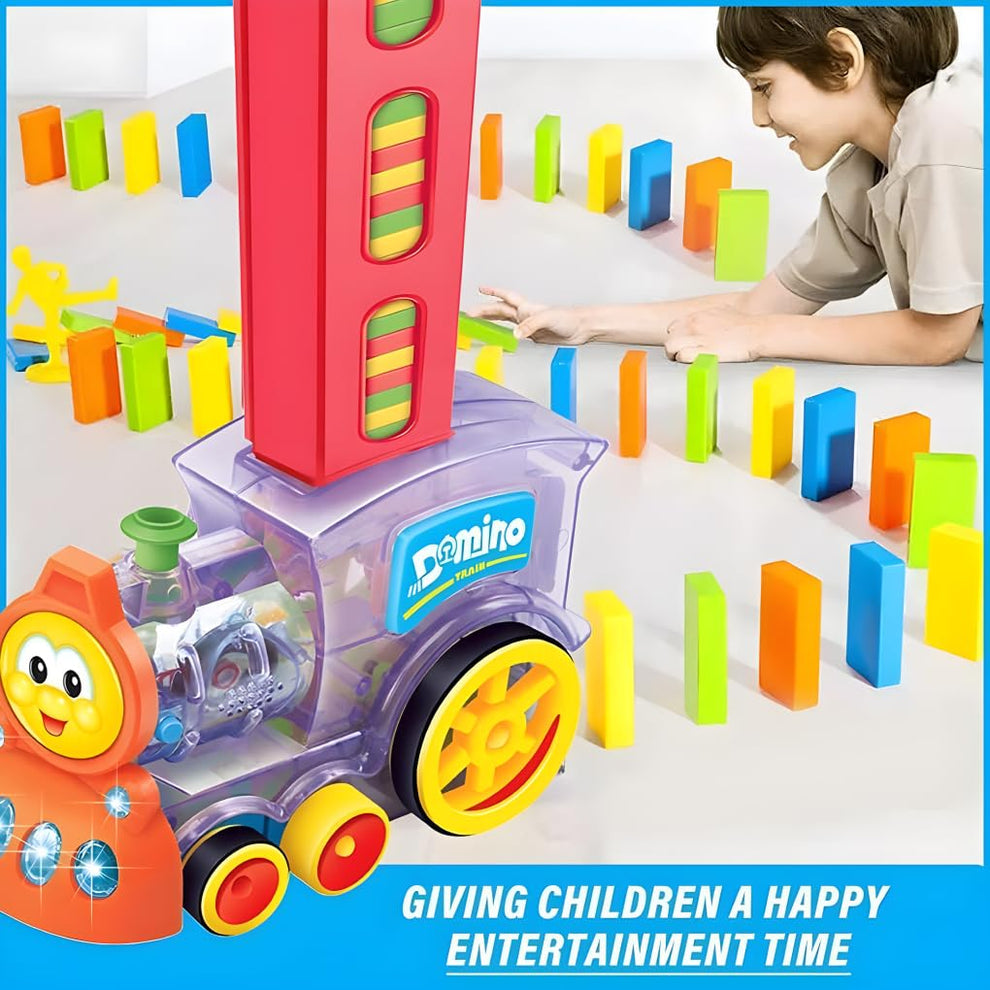 BlockChase™ – Race, Set, Domino | Instant Chain Reactions | Perfect for Little Hands