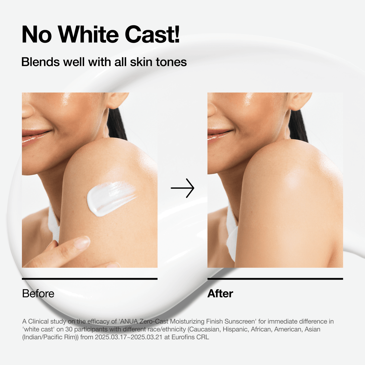 Zero-cast Moisturizing Finish Sunscreen